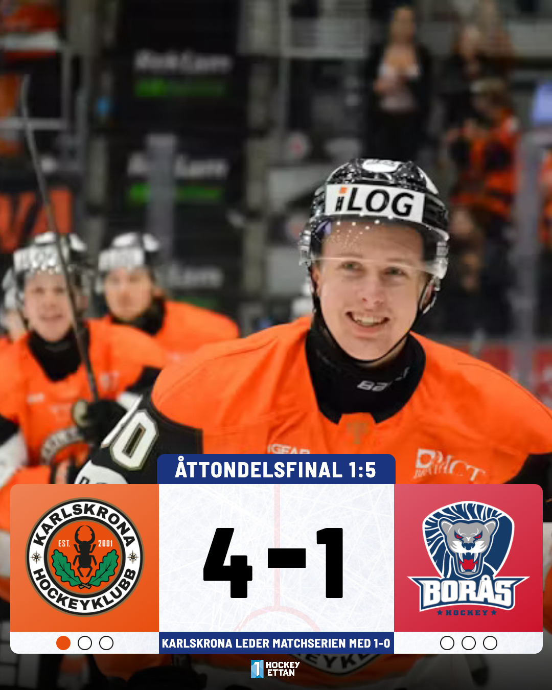 HockeyEttan Matchresultat Slutspel preview